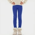 thumbnail image 5 of mgoYE Girl Winter Thick Warm Pant Printing Lined Legging Tight(Blue,3-4 Years), 5 of 7