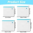 thumbnail image 3 of Yhuaoa Preserve Compact Vacuum Sealer Bags Vacuum Storage Bags Reusable Aluminum Foil Sealable Storage Bags 4 Size BPA-Free Vacuum Storage Bags with Sealing Clips(small) Vacuum Seal Bags Food(Small), 3 of 8