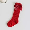 thumbnail image 4 of MEZZALL Breathable Baby Socks Spanish Hollow Knit Mid Calf Socks With Bow Girls Boys Summer Fall Comfortable Toddler Leisure Cartoon Clothing, 4 of 4