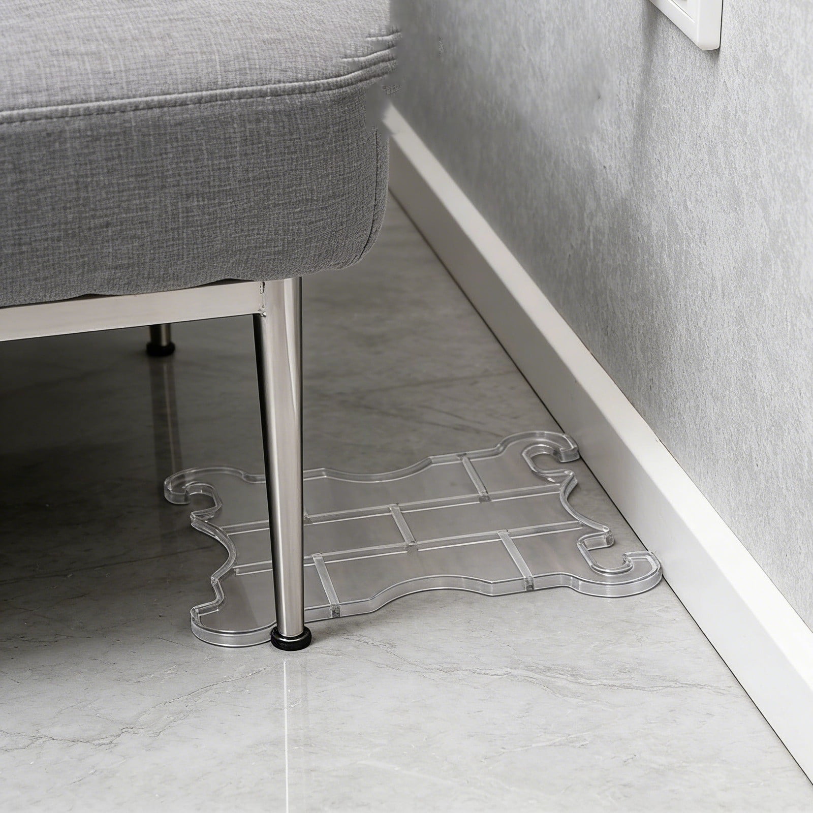 Clear Heavy Duty Wall Protector Guard for Sofa Bed and Door Corner - Furniture for Living Room and Home Spaces