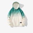 thumbnail image 2 of KIHOUT Sweat à Capuche Printemps Hiver pour Hommes, Mode Décontractée Dégradé Manches Longues Pull à Capuche Blouse, Taille M-3TG, 2 of 3