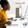 thumbnail image 3 of Cozi by Tzumi 10" Oscillating Ceramic Desktop Space Heater With LED Display and Remote Control, 3 of 11