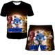 thumbnail image 4 of Camisetas nuevas para niños, conjunto de 2 piezas de camiseta y pantalones cortos de Sonic para niños, camiseta de anime para niños, conjuntos de ropa de verano para bebés, 4 of 4