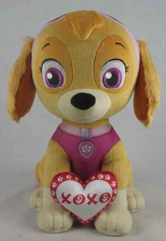 paw patrol valentine stuffed animal