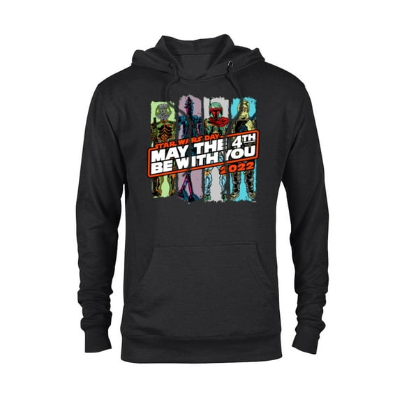 Star Wars May The 4th Be With You 2022 Bounty Hunters - Pullover Hoodie for Adults - Customized-Black