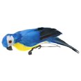 thumbnail image 3 of Niovtt Foam Feather Artificial Parrot Imitation Bird Model Ornament (Light Blue), 3 of 9