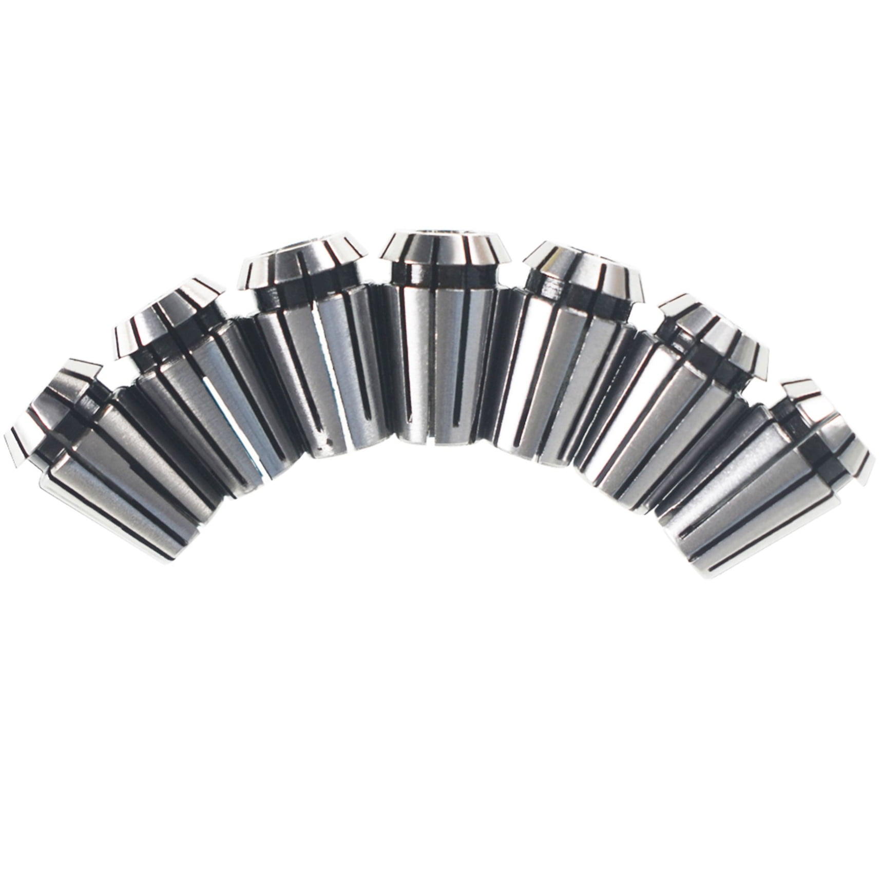 7Pcs ER11 Spring Collet Set, 1/16" 1/4" Mill Collets Set Collet Chuck
