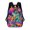 Color-2, variant on Frog Plays Ukulele Vibrant Flowers Backpack Backpack Student Backpack Cartoon Canvas Backpack