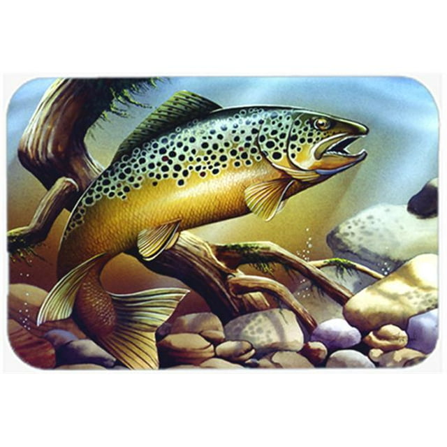 Planche à Découper en Verre Brook Trout, Grande