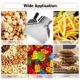 thumbnail image 4 of Shisuyan Stainless Steel Popcorn Scoop with Handle Quickly Fill Tool for Bags and Boxes, 4 of 9
