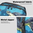 thumbnail image 4 of Turtle Portable Oxford Cloth Waterproof Charger Case and Electronic Travel Case Organizer, Small Outdoor Storage Box for PC Case - 5.9x9.44x3.14 in., 4 of 6