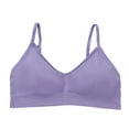 thumbnail image 2 of SROBPTY Plus Size Bras for Women, Womens Everyday Bras, Women Plus Size Wireless Camisole Running Yoga Sports Bra Purple,L, 2 of 3