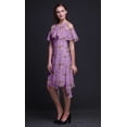 thumbnail image 4 of Bimba Bird Print Womenâ€™s Chic Style Cold Shoulder Shift Dress Summer Tunic -Small, 4 of 6