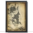 thumbnail image 2 of Natal Vintage Map Prints Canvas, Brazil Map Art Canvas, Canvas, Natal Map City style vintage Canvas , Canvas Wall Art, Street Map Artwork Canvas, 2 of 6