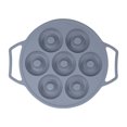 thumbnail image 2 of 7-Cavity Cake Mold Food Grade Nonstick High Temperature Donut Baking Pan Easy Grip Double Handle Easy Clean Oven Safe for Muffins Pastries, 2 of 5