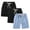 Blue, variant on Fjofpr Toddler Girl Clothes Clearance under $5 Kids 2 Pack Clothing Shorts 3PC Toddler Kids Boys Girls Fashion Cute Solid Color Soft Cotton And Linen Shorts Pants（2-10Years）