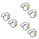 thumbnail image 1 of 6 piezas de soportes para cortinas, soportes magnéticos para cortinas, clips para cortinas, soportes para cortinas de ventana, 1 of 6