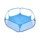 thumbnail image 1 of Parque de juegos para animales pequeños plegable y portátil (azul) con bolsa de almacenamiento, tienda de campaña transpirable, recinto de ejercicio para conejillos de indias, conejos, hámsteres, eri, 1 of 5