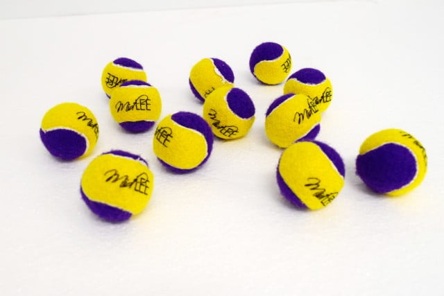 mini squeaky tennis balls