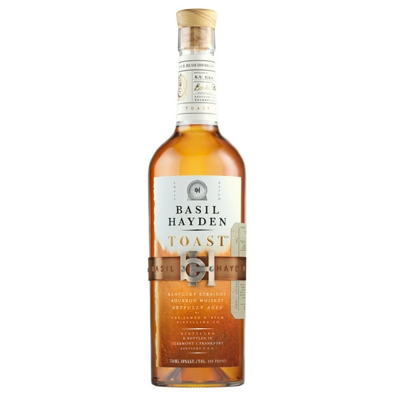 Basil Hayden Toast Small Batch Straight Bourbon, 750 ml Bottle, 40% ABV