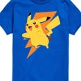 thumbnail image 3 of Pokémon - Pikachu Thunderbolt - Youth Short Sleeve Graphic T-Shirt, 3 of 5