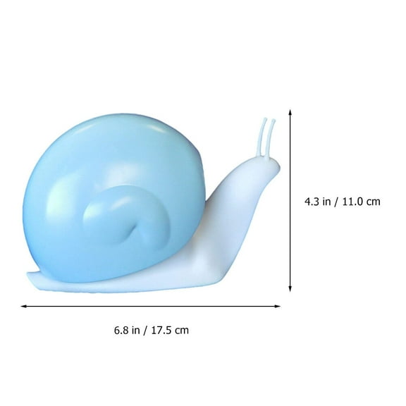 WHAMVOX Snail Shaped Lotion Dispenser Bottle for Home Use Made of PP Material Blue Color