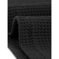 thumbnail image 4 of DARING DIVA Women's Pajama Set Waffle Knit Lounge Long Sleeve L Black, 4 of 5