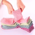 thumbnail image 6 of 5Pack Womens Vintage Wool Socks Winter Soft Warm Thick Cold Knit Crew Socks,Multicolor, 6 of 6