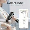 thumbnail image 5 of Massage Gun Deep Tissue, Percussion Massage Gun with 9 Attachments & 30 Speed, Handheld Electric Back Massager for Pain Relief- Gifts for Man Women, 5 of 7
