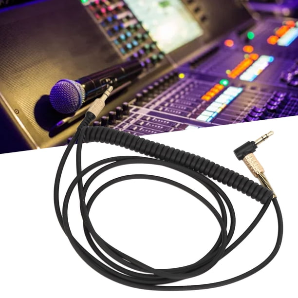 Cable De Extensión De 3,5 Mm A 3,5 Mm, Reemplazo De Núcleo De Cobre Libre De Oxígeno Plug And Play Macho A Macho Cable En Espiral De 3,5 Mm Para MID ANC