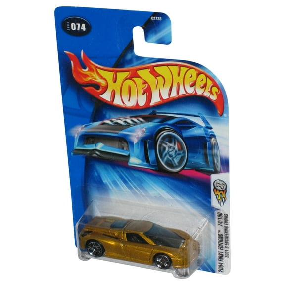 Hot Wheels 2004 First Editions 2001 B Engineering Edonis Gold Toy Car #074