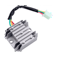 thumbnail image 5 of 4 Wire Regulator Rectifier 12V DC Hydraulic Radiator for Road Bike Moped, 5 of 6