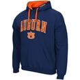 thumbnail image 2 of Men's Colosseum Navy Auburn Tigers Big & Tall Arch & Logo 2.0 Pullover Hoodie, 2 of 3