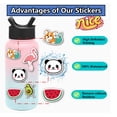 thumbnail image 2 of Stickers para botella de agua 200 piezas, vinilo impermeable para niños y adolescentes, 2 of 6