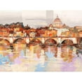 thumbnail image 3 of Florio, Luigi 18x15 Black Modern Framed Museum Art Print Titled - Dolcemente Roma, 3 of 5