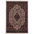thumbnail image 2 of Contemporary Home Living 3.25' x 5' Ornate Medallion Area Throw Rug - Cream and Red, 2 of 8