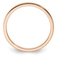 thumbnail image 2 of Auriga Fine Jewelry 14K Rose Gold 1.2mm Criss-Cross Pattern Women's Stackable Band Size 4.5, 2 of 6