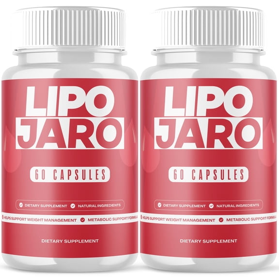 Lipojaro Pills Advanced Formula Supplement to Support Digestion and Fitness 120 Capsules