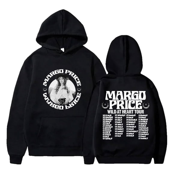 Margo Price Wild At Heart Tour Hoodies Cosplay Women Men Fashion Long Sleeve Hooded Sweatshirts