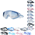 thumbnail image 6 of Sahpxhe Swim Goggles Large Frame Gradient Electroplated Swimming Goggles for Adults, Non-Fog UV Protection Silicone Lens with Adjustable Strap for Comfortable Professional Swim M, 6 of 6