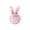 S, variant on YingYouFu Easter Coloured Glaze Handmade Glass Pink Bunny Animal Figurine Blown Glass Paperweights Table Ornaments Home Decor