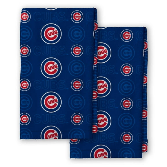 Pegasus Chicago Cubs 2-Pack Repeat Logo Dish Towel Set