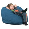 thumbnail image 1 of Ultimate Sack 30-Inch Kids Bean Bag Chair Oversized Foam Seat, Cloud Suede Cover, 1 of 6