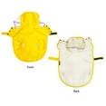 thumbnail image 3 of Waterproof Dog Raincoat, Adjustable Reflective Lightweight Pet Rain Clothes with Poncho Hood (Large, Yellow), 3 of 7