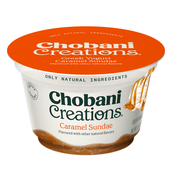 Chobani Creations Caramel Sundae 5.3oz Cup