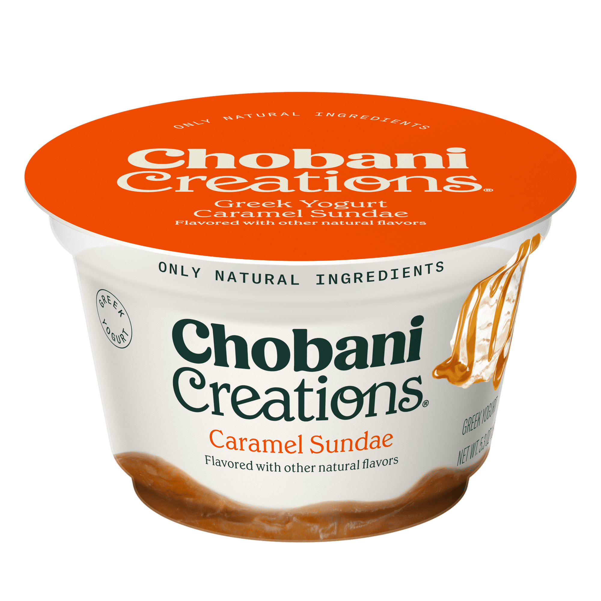Chobani Creations Caramel Sundae 5.3oz Cup
