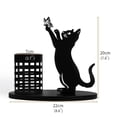 thumbnail image 4 of Portalápices de gato para escritorio, bonito organizador de decoración del hogar, vasos para bolígrafos para oficina, portalápices para escritorio, decoración de Metal, 4 of 5