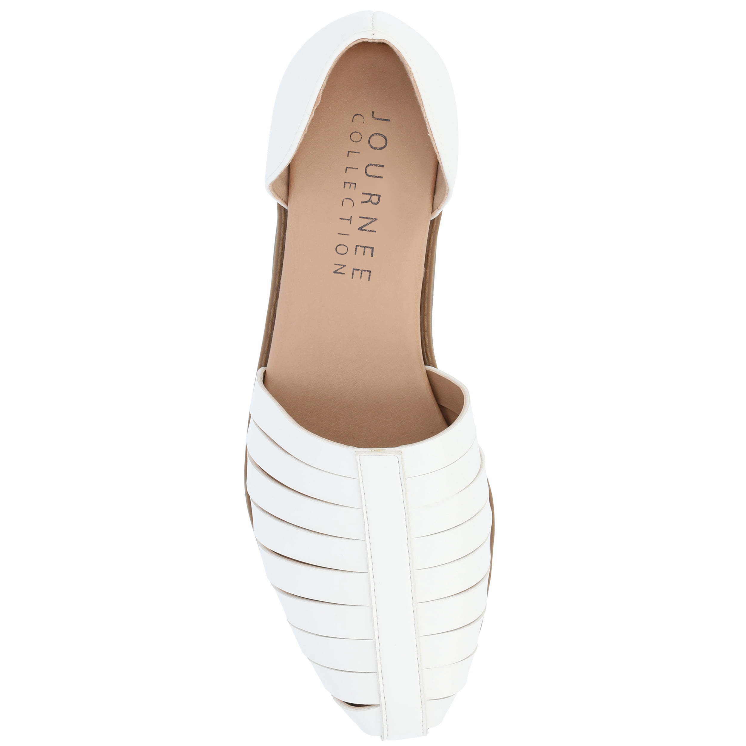 Journee Womens Anyah Ankle Cuff Slip On Almond Toe Flats