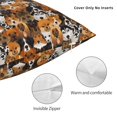 thumbnail image 3 of Pofeuu Dogs Different Breeds Print Double-sided plush pillowcase Square Throw Pillow Covers Pillows Cover for Living Room Bedroom Sofa Couch Cushion Cover（No pillow core）-20"x20", 3 of 7