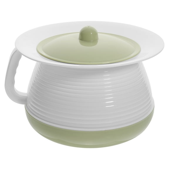 Monyance Portable Potty Portable Unisex Chamber Pot with Lid for Home Training & Camping(8.27X7.28X5.2Inches)